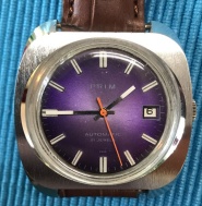 STARÉ KRASNÉ HODINKY PRIM AUTOMATIC FIALKY