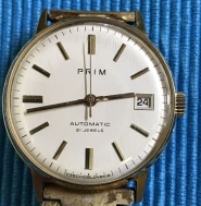 STARÉ ZACHOVALÉ HODINKY PRIM  AUTOMATIC BAUHAUS