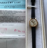 PRIM kal.80 sunburst, originální záruční list a krabička