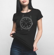 Dámské tričko s motivem hodinek SPARTAK