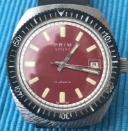 STARÉ ZACHOVALÉ HODINKY PRIM SPORT 2 RED