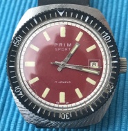 STARÉ ZACHOVALÉ HODINKY PRIM SPORT 2 RED