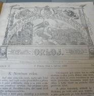 1895 ČASOPIS ORLOJ  ODB.LIST SPOLEČENSTVA HODINÁŘŮ PRAŽSKÝCH