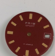 NOS Prim sport 2 červený číselník