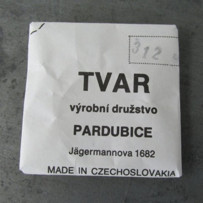 SKLO TVAR PARDUBICE - 312, NEPOUŽITÉ ORIGINÁLNÍ SKLÍČKO