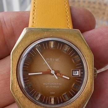 prim automatic 21 jewels rok 1979 AntikPrim