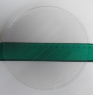 Sklo do hodin Prim - rovné - průměr 16cm