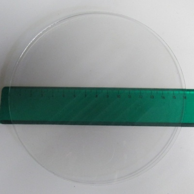 Sklo do hodin Prim - rovné - průměr 16cm