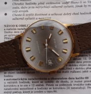 PRIM AUTOMATIC 69 617 3 + ZÁRUČNÍ LIST R. 1994 