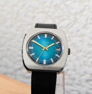 Prim - Masivní - Čtverec - kal. 68 - Sunburst - Modré - Chrom