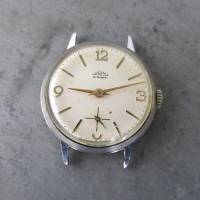 Hodinky Prim typ 50 064 1 z roku 1961, kalibr 50