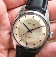 Československé mechanické vintage retro hodinky PRIM Elegant zo 70. rokov