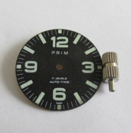 AUTO-TIME PRIM - číselník na AUTOHODINY PRIM - nový nepoužitý + korunka