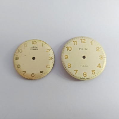 2x číselník  na pánské Prim, č. 47