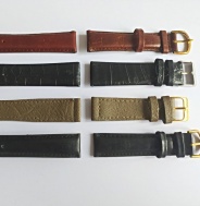 4x pánský kožený řemen 18 a 20mm, č. 2 !!!