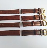 4x kvalitní 18mm kožený řemen, č. 8 !!!