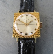 Dámské hodinky Prim ve zlaceném pouzdře, typ 80 028 3 z roku 1974