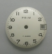 Použitý číselník hodinek Prim, kal.68. č.8 