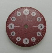 Použitý číselník hodinek Prim, kal.66. č.13