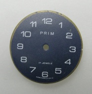 Použitý číselník hodinek Prim, kal.66. č.22