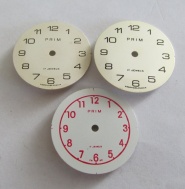 ČÍSELNÍKY NA HODINKY PRIM, 3 KUSY, č.22a