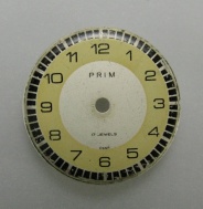 Použitý číselník hodinek Prim, kal.66. č.32