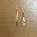 Ručky zlatá-oranžová