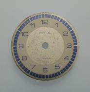 Použitý číselník hodinek Prim, kal.66. č.39