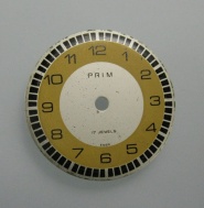 Použitý číselník hodinek Prim, kal.66. č.40
