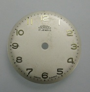 Použitý číselník hodinek Prim, kal.66. č.45
