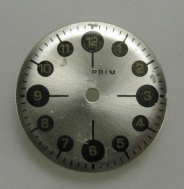 Použitý číselník hodinek Prim, kal.66. č.50