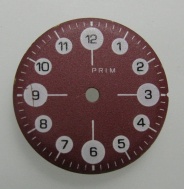 Použitý číselník hodinek Prim, kal.66. č. 55