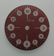 Použitý číselník hodinek Prim, kal.66. č. 56
