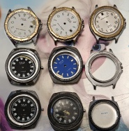 9x mix Pouzdra  Prim  Sport  + číselníky 