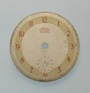 Použitý číselník hodinek Prim, kal.50. Originální výrobek Eltonu. č. 63 