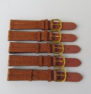 Kvalitní prošívaný kožený řemínek - 5 kusů - šíře 16mm