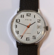 pánské hodinky Prim 68, bílý číselník
