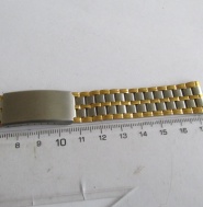 Ocelový tah - řemínek na hodinky bicolor - 18mm - stainless steel - vhodný na Prim 