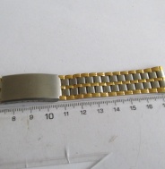 Ocelový tah - řemínek na hodinky bicolor - 18mm - stainless steel - vhodný na Prim 