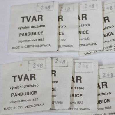 sklo Tvar Pardubice 24,8mm, nepoužité