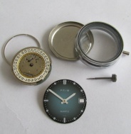 Nepoužité díly na hodinky Prim Quartz typ 210 053 6