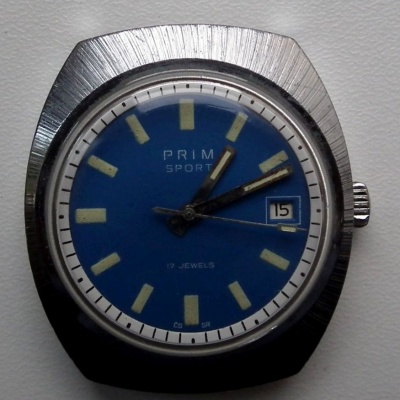 skládačka - PRIM Sport - modrý ciferník