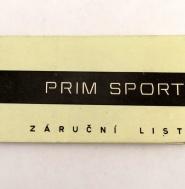 Záruční list k PRIM SPORT. Land1