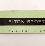 Záruční list k hodinkám ELTON SPORT. Land1