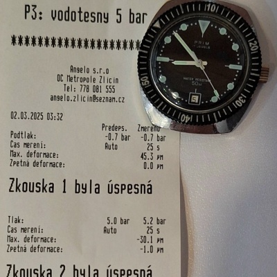 POTÁPKY + tlaková zkouška 