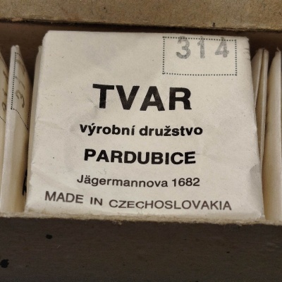 Sklička TVAR PARDUBICE rozmer 314.