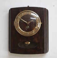 pokojové hodiny Chronotechna, funkční, hnědé