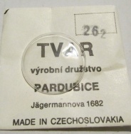 262 - DĚTSKÉ SPORT FORMULE - ORIGINÁLNÍ SKLO NA HODINKY TVAR PARDUBICE