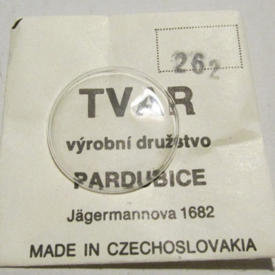 262 - DĚTSKÉ SPORT FORMULE - ORIGINÁLNÍ SKLO NA HODINKY TVAR PARDUBICE