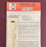 Krabička + záruční list  Prim 